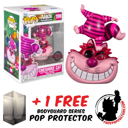 FUNKO POP VINYL DISNEY ALICE IN WONDERLAND CHESHIRE CAT ON HEAD #1199 EXCLUSIVE