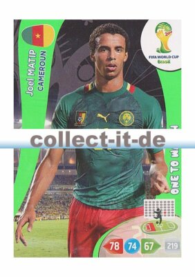 Panini Adrenalyn XL World Cup 2014 - 63 - Joel Matip - One to Watch