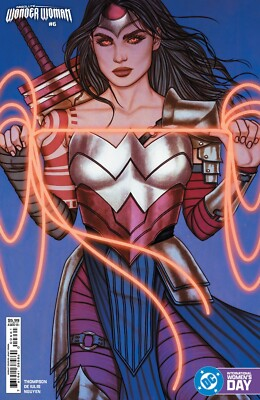#ad ABSOLUTE WONDER WOMAN #6 CVR E JENNY FRISON WOMENS DAY CARD STOCK VARIANT $4.79