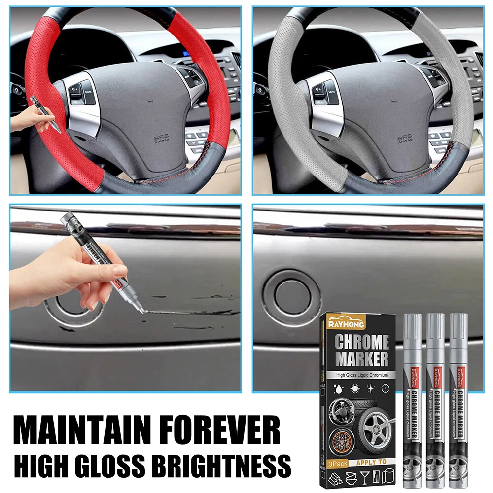 Silver Long Lasting Interior Tire Paint Pen Permanent Water Proof