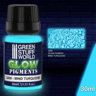 Green World Stuff Glow in the Dark Pigment Paint Hobby 40k GSW
