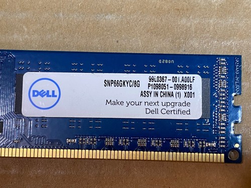 8GB Kingston K66GKY-HYA PC3-12800U DDR3-1600Hz non-ECC Unbuffered Desktop RAM - Picture 4 of 8