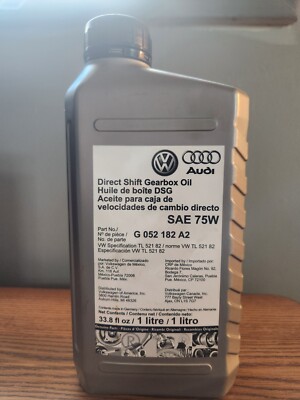 Audi Direct Shift Gearbox Oil SAE 75W