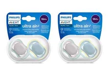 Philips Avent Ultra Air Pacifier 4 Pack 18+ Months