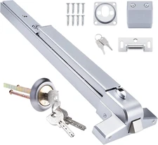Door Push Bar Panic with Alarm Exit Device with Exterior Lever Emergency Lock,Co