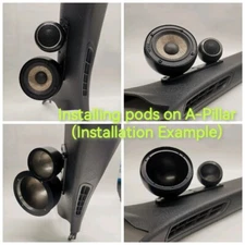 DD Audio , Aluminum Pods for DD Audio  A- Series Midrange and  Tweeters 