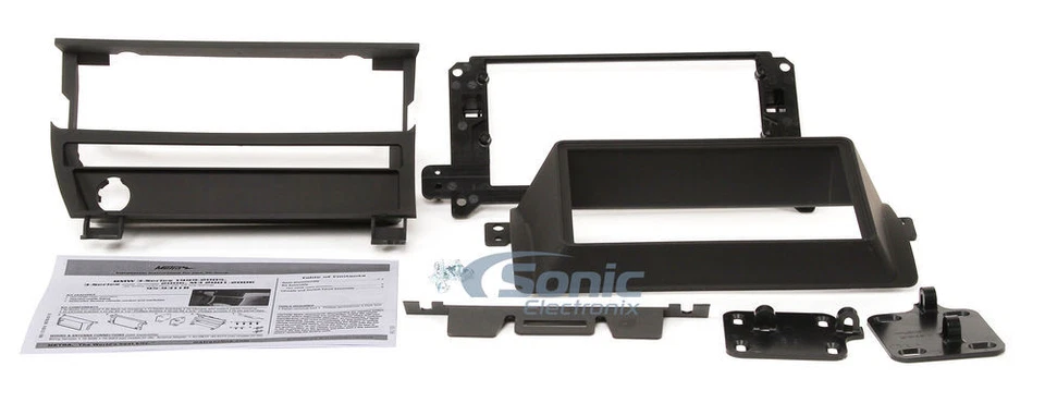 Kit de tablero doble DIN Metra 95-9311B ISO para BMW Serie 3 1999-06 con 1 panel de interruptor Foto 2 de 4