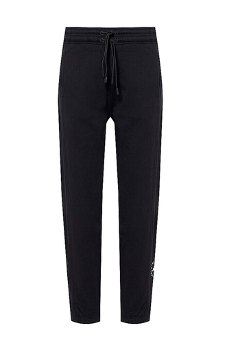 adidas by Stella McCartney ASMC MULTI SPORT LOGO-PRINT Regular Sweatpants. Black - Picture 18 of 23