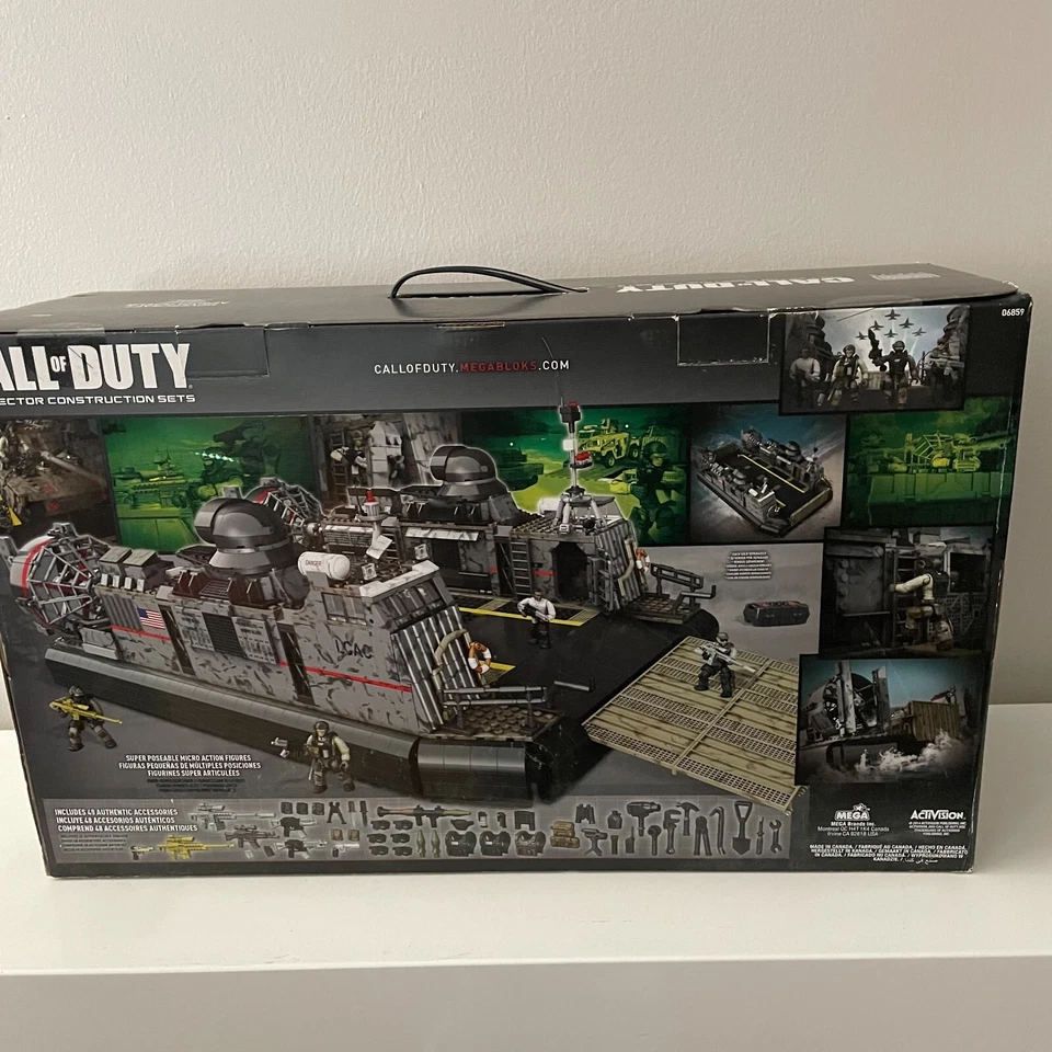 Mega Bloques Call of Duty Aerodeslizador Coleccionista Serie Nuevo Precintado Foto 2 de 4