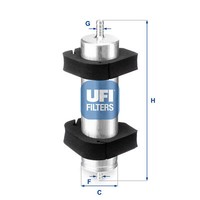 UFI Kraftstofffilter Passend FüR Audi Q5 Porsche Macan