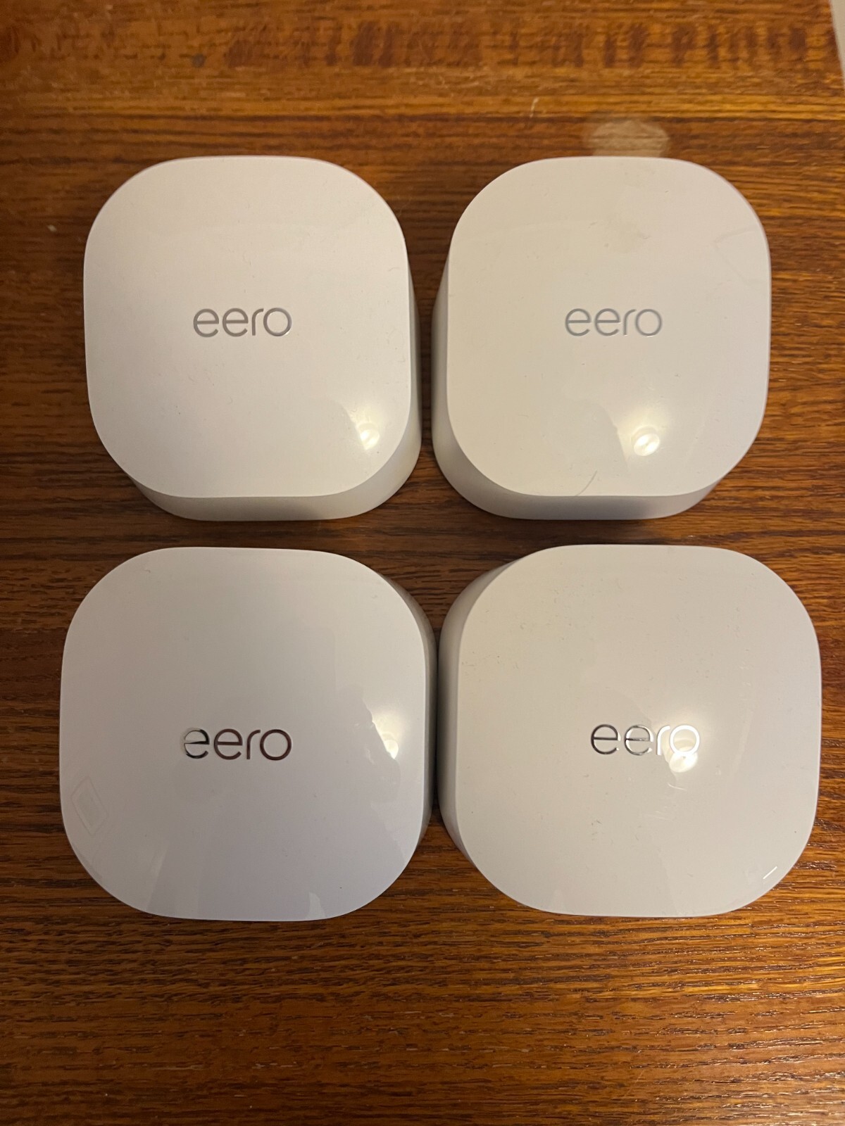 Lot of 3 RNZ Eero 6 Extender Mesh WiFi Router N010001 x1 & Q010001 x2