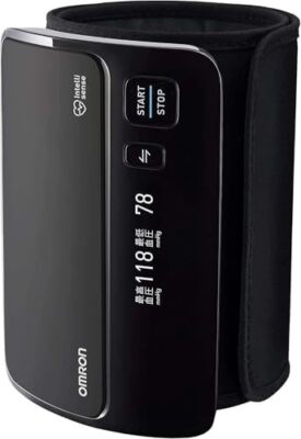 Omron Oberarm-Blutdruckmessgerät Farbe Schwarz HEM-7600T-BK Digital