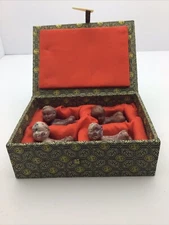 The Great Good Luck Co Knife Chopstick Rest Smiling Babies In Box RARE