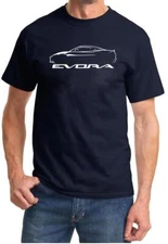 Lotus Evora Sports Car Outline Design Tshirt NEW COLORS