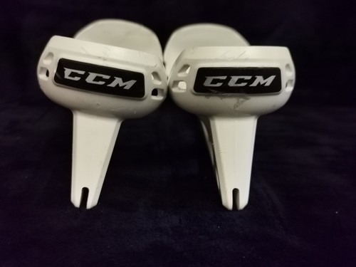 CCM White Ice Hockey Blade Holders Durable Quality Sleek Excellent Condition