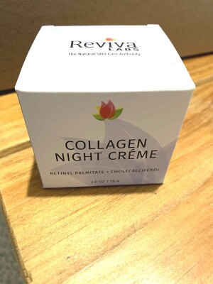 Reviva Labs Collagen Night Cream for Hydrating and Firmness 2.0oz New Packaging!
