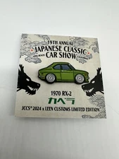 LEEN Customs x 2024 JCCS Exclusive Pin 45/150 1970 Mazda RX-2 Limited Edition