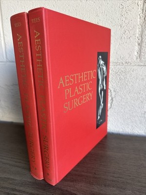 Aesthetic Plastic Surgery 2 Vol Set Thomas Rees 1980 Saunders Hardcover NICE