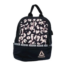 Reebok Rose Mini Backpack Black Leopard New W...