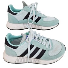 Adidas 2019 Marathon Tech Sneaker G27521 Clear Mint Black | Men 7 | MINOR STAINS adidas Marathon Tech Clear Mint for Sale | Authenticity  main image 2