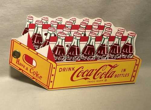 VINTAGE COCA COLA 1950s YELLOW CRATE SHAPED PLANT TOUR BOOKLET