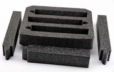 New precut 3 suppressor foam fills base of your Pelican V100 Vault Case