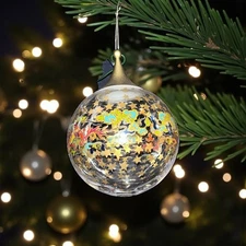 Rosenthal Jahreskugel China 1993 Glass Ornament 4in Ball w/ Box 49724 20509 Xmas