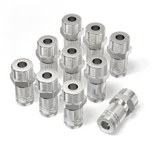 Male Industrial Air Coupler 3/4 Inch 1/4 Flow Quick Connect Plug 10 PCS