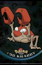Pokemon Cards Krabby #98 Topps Trading Cards HOLO Series 2 NM *2