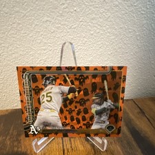 Topps 2025 Update Jack-O'-Lantern Foil Combos #US80 Rooker Butler Athletics