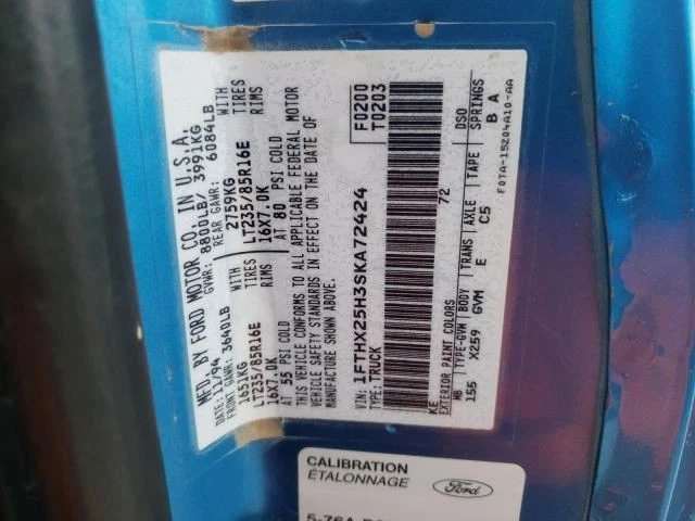 Chassis ECM Theft-locking Theft Fits 94-03 FORD E150 VAN 1560390 - Image 3 of 4