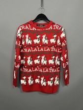 CHRISTMAS Jumper - Size Small - Red - Great Condition - Men  s