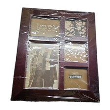 Pinnacle Tabletop Photo Album Black Collage Frame 152 Pockets 4x6 Pictures New