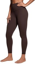 CRZ YOGA Women's Yoga Leggings Brown 10