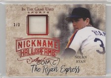 2018 Leaf ITG Used Sports Nickname Hall of Fame Red 3/3 Nolan Ryan HOF e8a