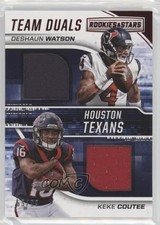 2018 Rookies & Stars Team Duals Relics 55/99 Deshaun Watson Keke Coutee ft8