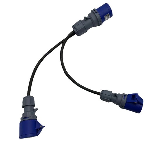 32A To 16A Splitter Dual 16A Socket Splitter Efficient Power Distribution - Picture 8 of 9