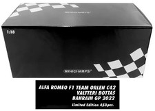 Minichamps Alfa Romeo F1 C42 Team Orlen Racing N 77 Bahrain Gp 2022 Valtteri Bottas 1:18 117220177