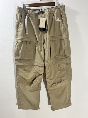 Nike ACG Pants Mens Large Beige Cordura Convertible Cargo Tech
