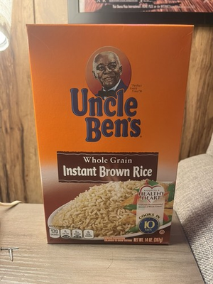#ad Uncle Ben’s Discontinued Logo Whole Grain Brown Rice unopened $9.99
