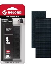 Pk Of 2 VELCRO Brand Heavy Duty Fasteners 4x2  Strips 4 Sets Holds 10 lbs. 90209