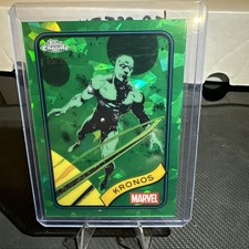 2025 Topps Chrome Marvel Sapphire Edition Green /99 Kronos #25 1i3m