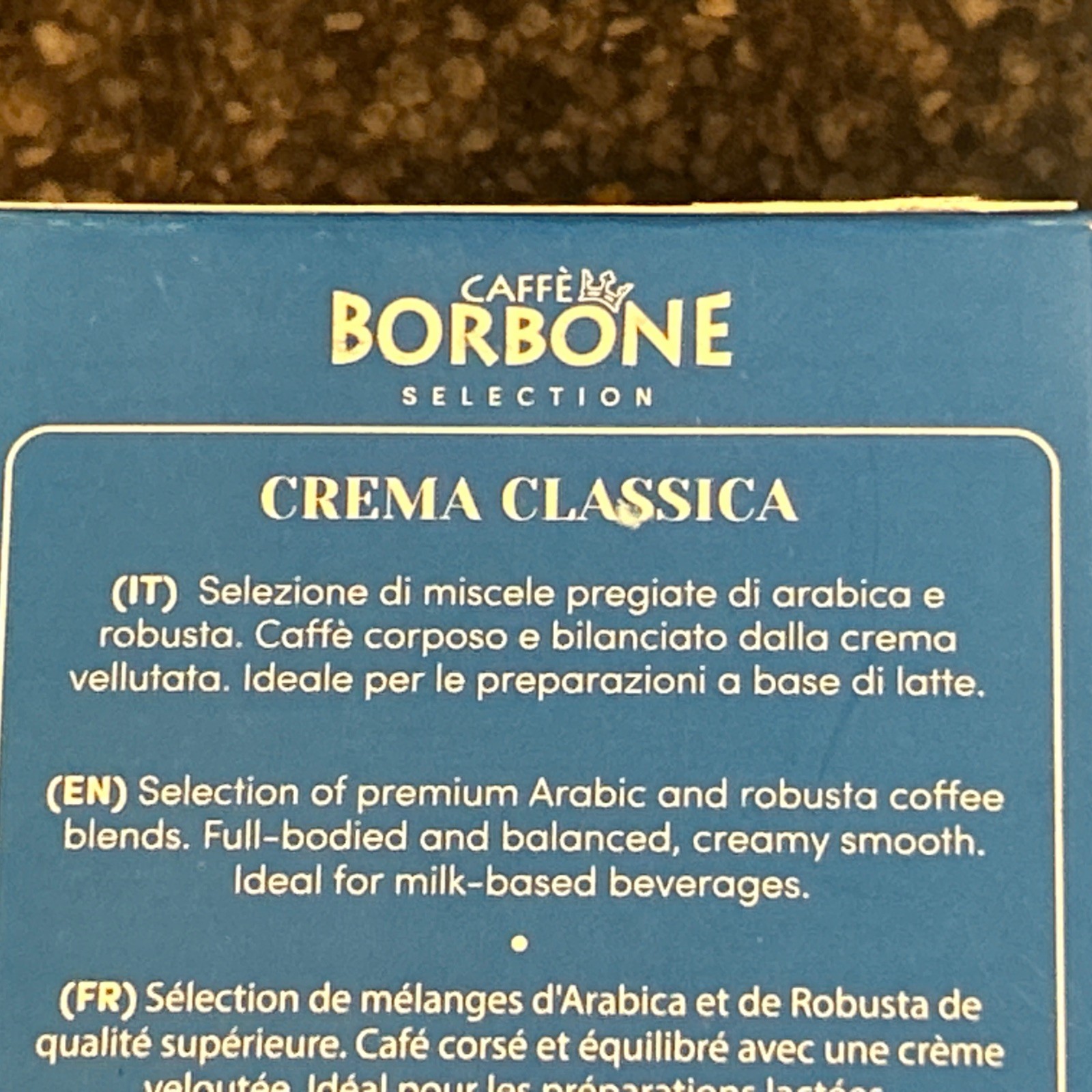 Borbone Ground Coffee B 250g ( 8 Oz) Crema Classica X 2 Bricks