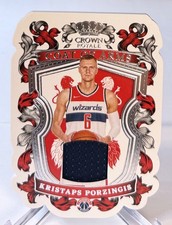 2021 Crown Royale Kristaps Porzingis Coat of Arms Jersey #CT-KPZ
