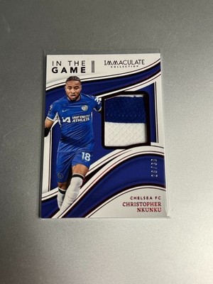 2023-24 Panini Immaculate Collection Christopher Nkunku /30 Ruby Patch Chelsea