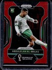 2022 Prizm World Cup Abdulelah Al-Malki RC Red Rookie #86/399