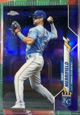 2020 Topps Chrome - Whit Merrifield #154 Purple Refractor /299