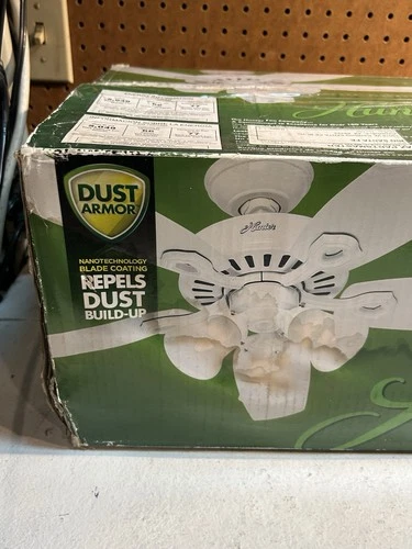 Hunter Fan 53236 Builder Plus Ceiling Fan 52", 5-Blades, 3-Speed, Snow White - Picture 3 of 4