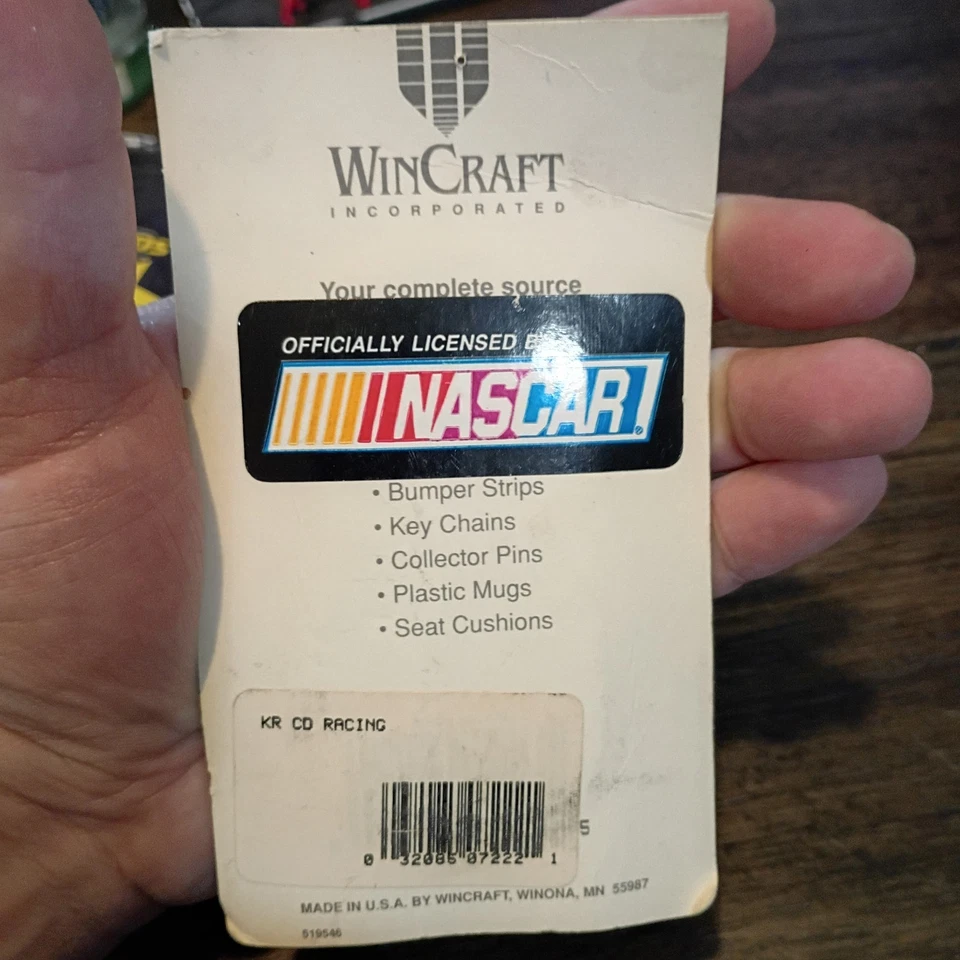 NEW BILL ELLIOTT MCDONALDS FORD NASCAR OFFICIAL KEYCHAIN KEY RING WINCRAFT - Image 2 of 2