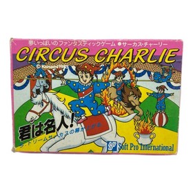 Soft Pro International Circus Charlie Famicom NTSC-J Box Junk JAPAN